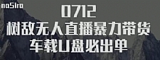 树敌?习研?社抖音无人直播暴力带货车载U盘必出单，单号单日产出300纯利润